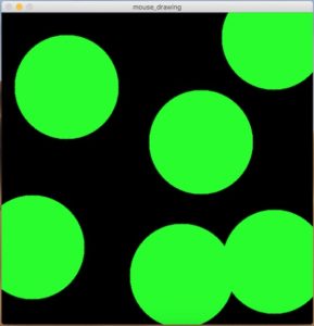 【Python】OpenCVを使ったマウス操作での直接描画- setMouseCallback